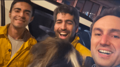 Three rescue dogs were stuck in their home during the L.A. fires. A CBS News crew saved them. Three rescue dogs were stuck in their home during the L.A. fires. A CBS News crew saved them.