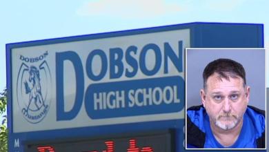 Dobson High School football coach arrested Dobson High School football coach arrested