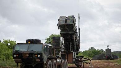 US military planes flew a Patriot air defense battalion out of the Pacific to the Middle East. It took over 70 flights, commander says. US military planes flew a Patriot air defense battalion out of the Pacific to the Middle East. It took over 70 flights, commander says.