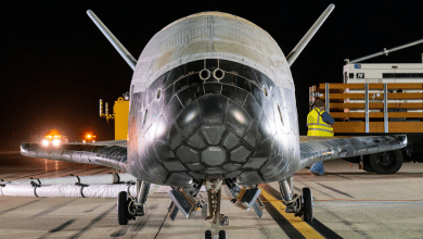 Secretive US Space Force X-37B space plane ‘breaks new ground’ with return to Earth after 434 days in orbit (photos) Secretive US Space Force X-37B space plane ‘breaks new ground’ with return to Earth after 434 days in orbit (photos)