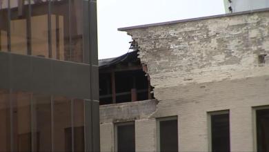 Strong winds cause partial collapse of Dayton building; roads closed throughout weekend Strong winds cause partial collapse of Dayton building; roads closed throughout weekend