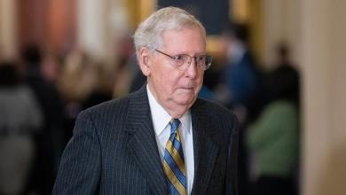 Mitch McConnell, 82, Taken Away in Wheelchair After Falling Twice Mitch McConnell, 82, Taken Away in Wheelchair After Falling Twice
