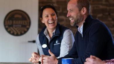 Prince of Wales gets his hands dirty by plunging them into worm-filled compost Prince of Wales gets his hands dirty by plunging them into worm-filled compost