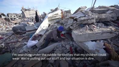 Palestinians hesitate to leave shelters to return to the rubble of what was once their home Palestinians hesitate to leave shelters to return to the rubble of what was once their home