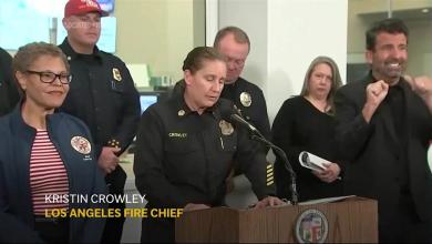 Mayor Bass and Fire Chief report updates as fire crew race to contain Los Angeles wildfires Mayor Bass and Fire Chief report updates as fire crew race to contain Los Angeles wildfires