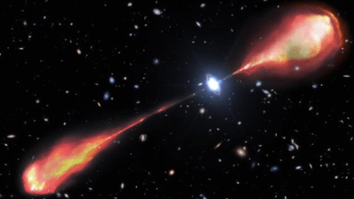 Scientists discover largest black hole jet ever seen in the early universe — its twice as long as our galaxy Scientists discover largest black hole jet ever seen in the early universe — its twice as long as our galaxy