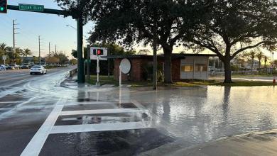 Water main break on Southwest Federal Highway causes traffic delays Friday evening Water main break on Southwest Federal Highway causes traffic delays Friday evening