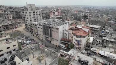 Aerials show devastation of hospitals in the Gaza Strip Aerials show devastation of hospitals in the Gaza Strip