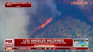Palisades Fire expands to the east, threatening new neighborhoods Palisades Fire expands to the east, threatening new neighborhoods