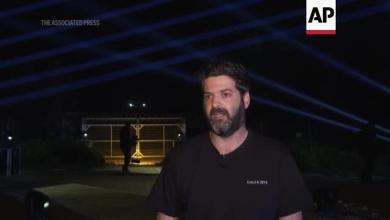 Relatives aim lights at Gaza Strip to call for release of Israeli twin brothers taken during Oct. 7 attack Relatives aim lights at Gaza Strip to call for release of Israeli twin brothers taken during Oct. 7 attack