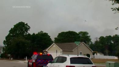 Crews drop water on wildfires burning in South Carolina as some areas under evacuation orders Crews drop water on wildfires burning in South Carolina as some areas under evacuation orders