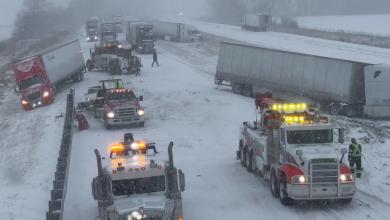 Pileup Shuts Down Part Of Interstate 70 In Illinois Pileup Shuts Down Part Of Interstate 70 In Illinois