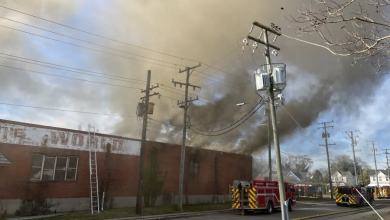 Explosion caught on live interview with Portsmouth fire official Explosion caught on live interview with Portsmouth fire official