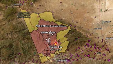 30,000 evacuated as explosive Hughes fire breaks out amid strong winds near Castaic 30,000 evacuated as explosive Hughes fire breaks out amid strong winds near Castaic