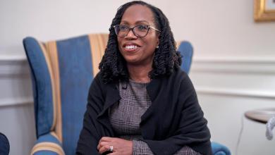 Justice Jackson punches out her frustrations with the conservative Supreme Court in the boxing ring Justice Jackson punches out her frustrations with the conservative Supreme Court in the boxing ring