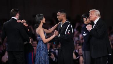 Usha Vance Wears Blue Evening Dress for 2025 Inaugural Balls With JD Vance Usha Vance Wears Blue Evening Dress for 2025 Inaugural Balls With JD Vance