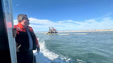 Hueneme Beach dredge nears end with half of original target Hueneme Beach dredge nears end with half of original target
