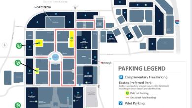 Easton Town Center to convert seven free parking lots to paid lots starting Sunday Easton Town Center to convert seven free parking lots to paid lots starting Sunday