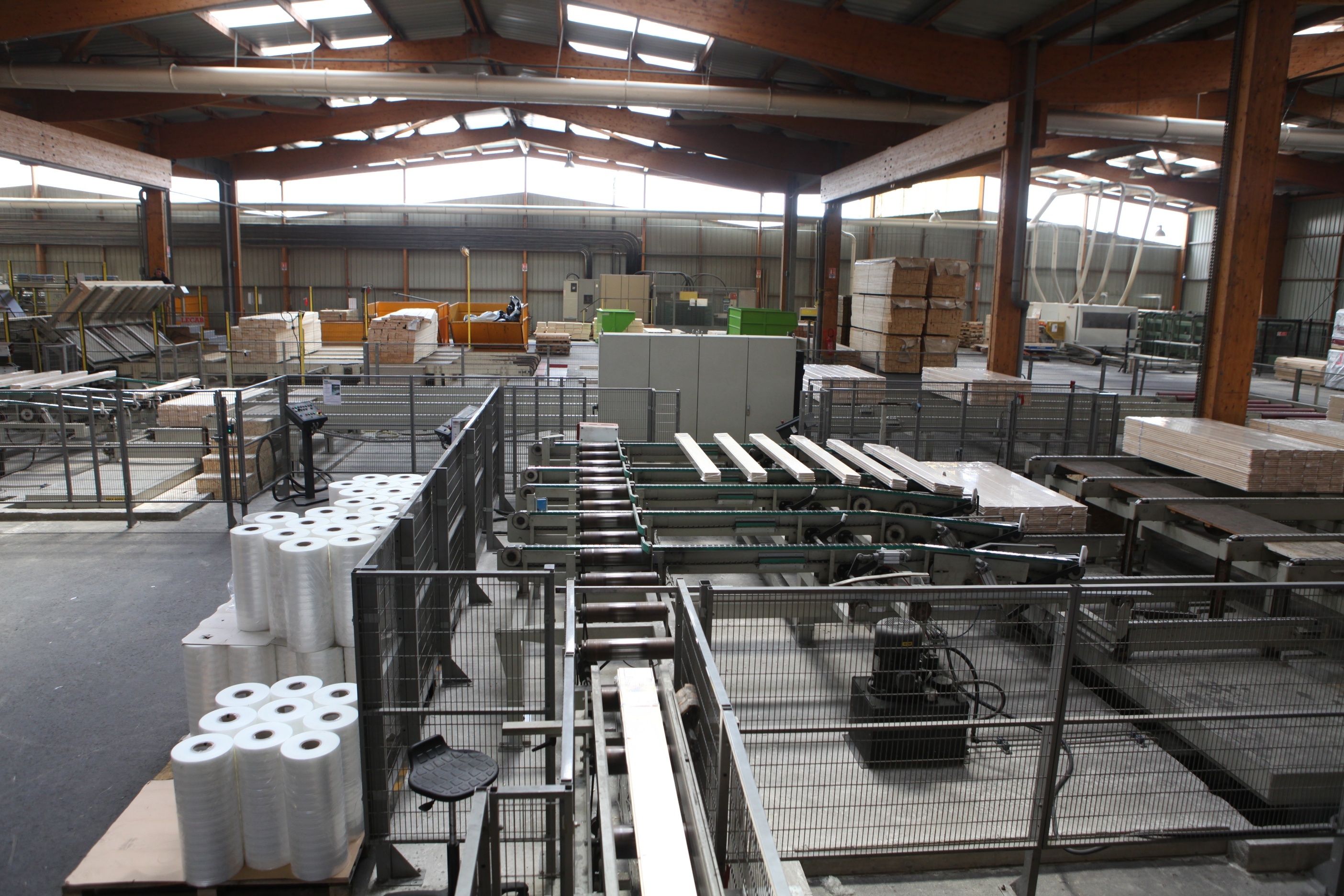 Atelier de rabotage groupe ISB
