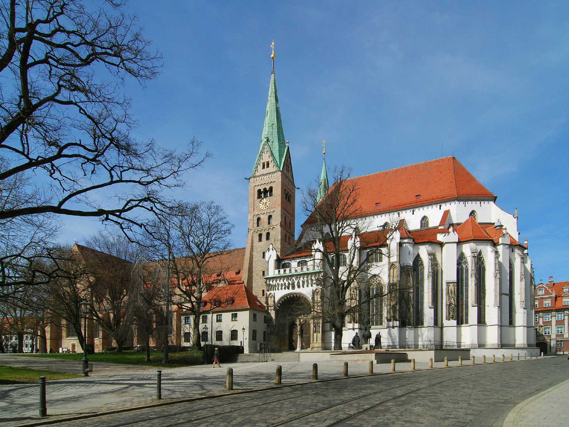 Augsburg Cathedral showcasing stunning architecture and intricate details in the heart of Augsburg, Germany. Augsburg Cathedral showcasing stunning architecture and intricate details in the heart of Augsburg, Germany.