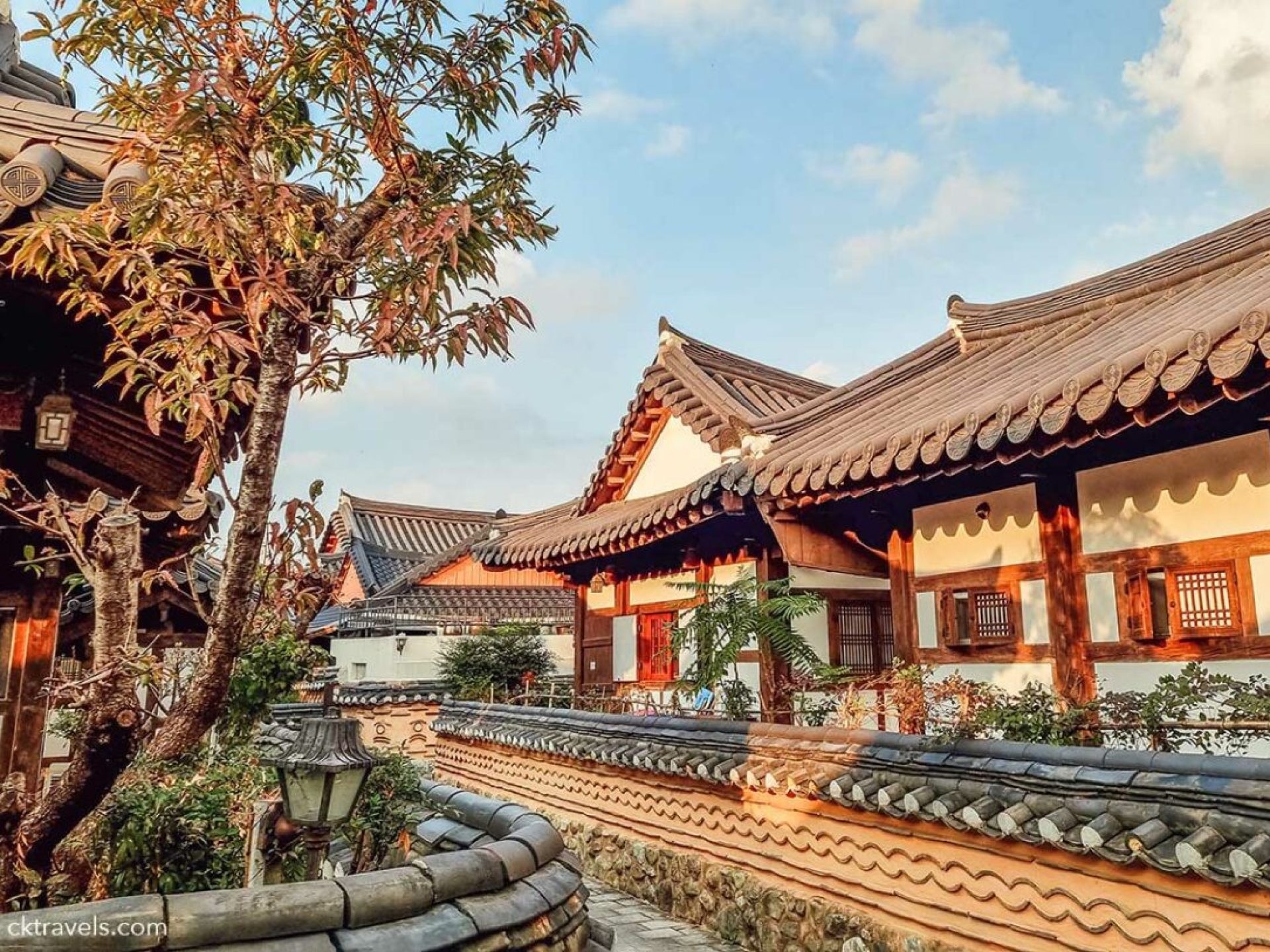 Traditional hanok houses in Jeonju, South Korea, showcasing vibrant architecture and scenic beauty in a cultural heritage site. Traditional hanok houses in Jeonju, South Korea, showcasing vibrant architecture and scenic beauty in a cultural heritage site.