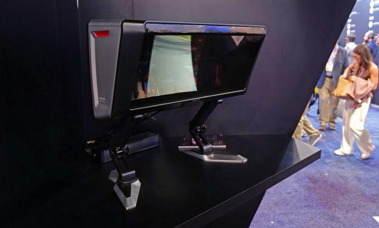 Breylon’s focal point is the TARDIS of monitors Breylon’s focal point is the TARDIS of monitors