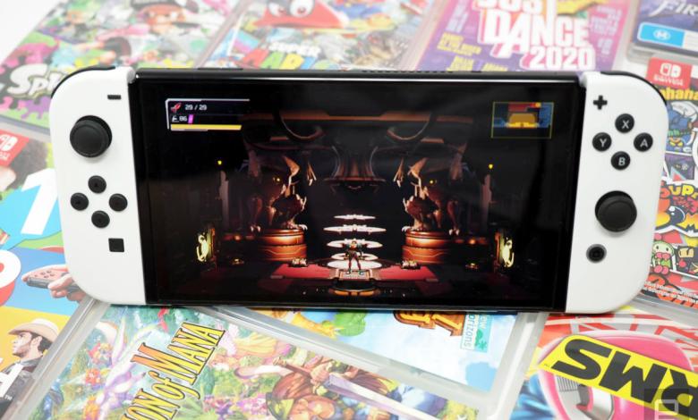 The Nintendo Switch OLED model is off right now The Nintendo Switch OLED model is off right now