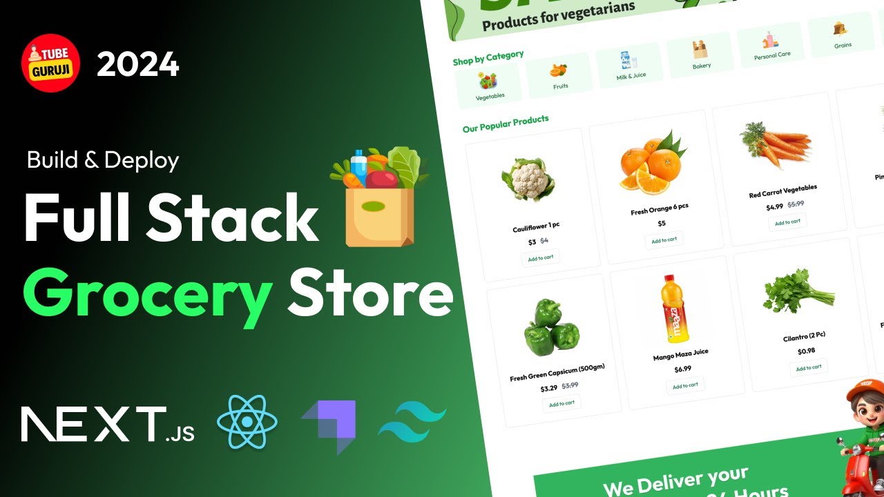 Next.js Grocery App: Build, Deploy, and Sell Online Next.js Grocery App: Build, Deploy, and Sell Online
