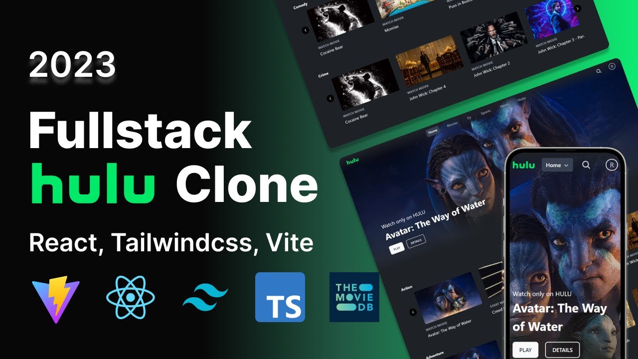 Build a Hulu Clone: React, Tailwind, and Vercel Build a Hulu Clone: React, Tailwind, and Vercel