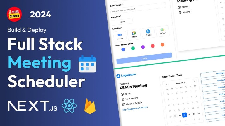 Full-Stack Next.js App: Meeting Scheduler with Firebase Full-Stack Next.js App: Meeting Scheduler with Firebase