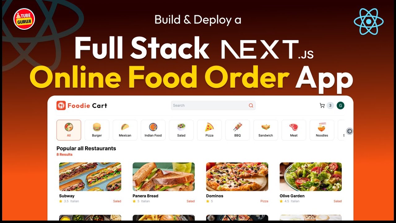 Next.js Food Ordering App: Build & Deploy Full Stack Next.js Food Ordering App: Build & Deploy Full Stack