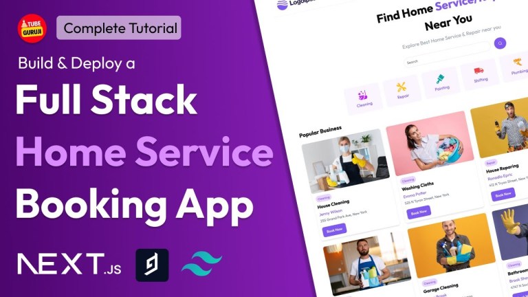 Full Stack Next.js Home Service App: Build & Deploy Full Stack Next.js Home Service App: Build & Deploy