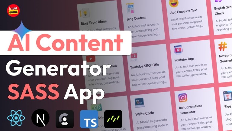 AI Content Generator: Next.js, Gemini, and Full-Stack Power AI Content Generator: Next.js, Gemini, and Full-Stack Power