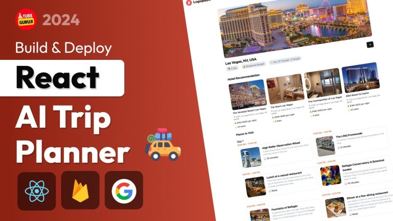 Full-Stack AI Trip Planner with React & Gemini Full-Stack AI Trip Planner with React & Gemini