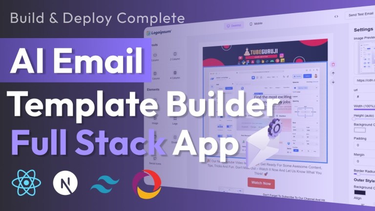 AI Email Template Builder: Next.js, React, Tailwind, & Convex AI Email Template Builder: Next.js, React, Tailwind, & Convex