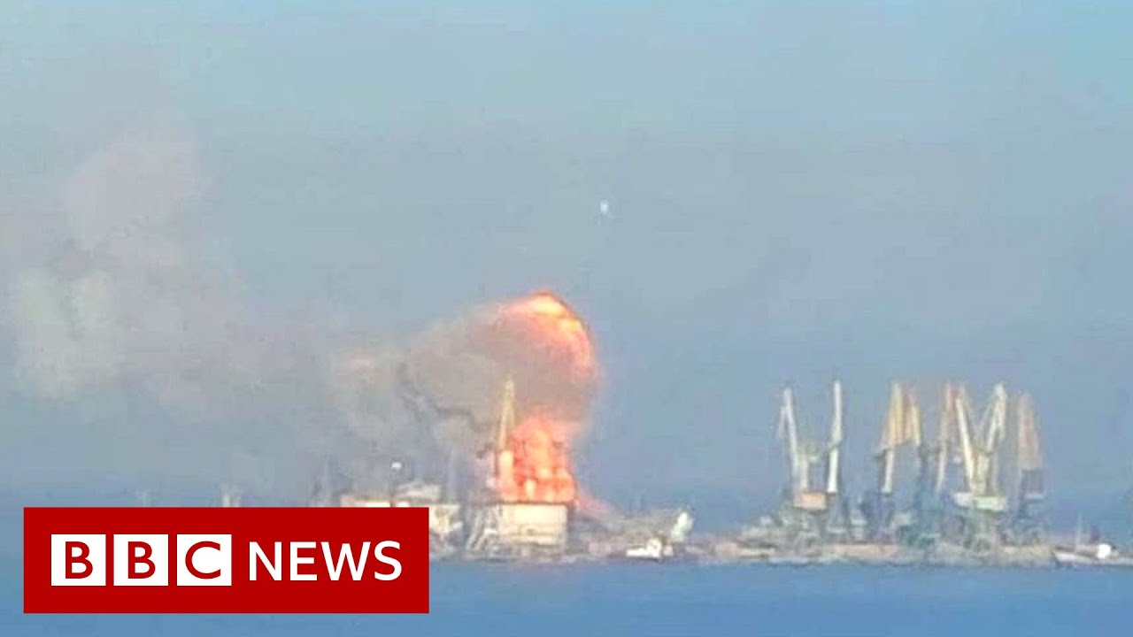 Russian warship destroyed in occupied port of Berdyansk, says Ukraine – BBC News Russian warship destroyed in occupied port of Berdyansk, says Ukraine – BBC News