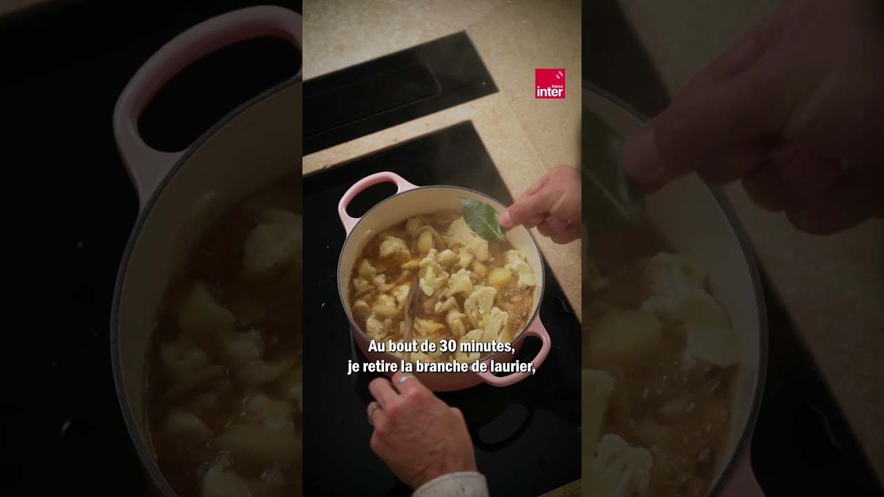 Soupe de chou-fleur et poire – Les recettes de François-Régis Gaudry Soupe de chou-fleur et poire – Les recettes de François-Régis Gaudry