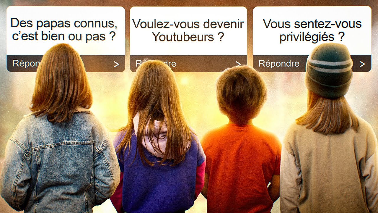 NOS enfants répondent à VOS questions NOS enfants répondent à VOS questions