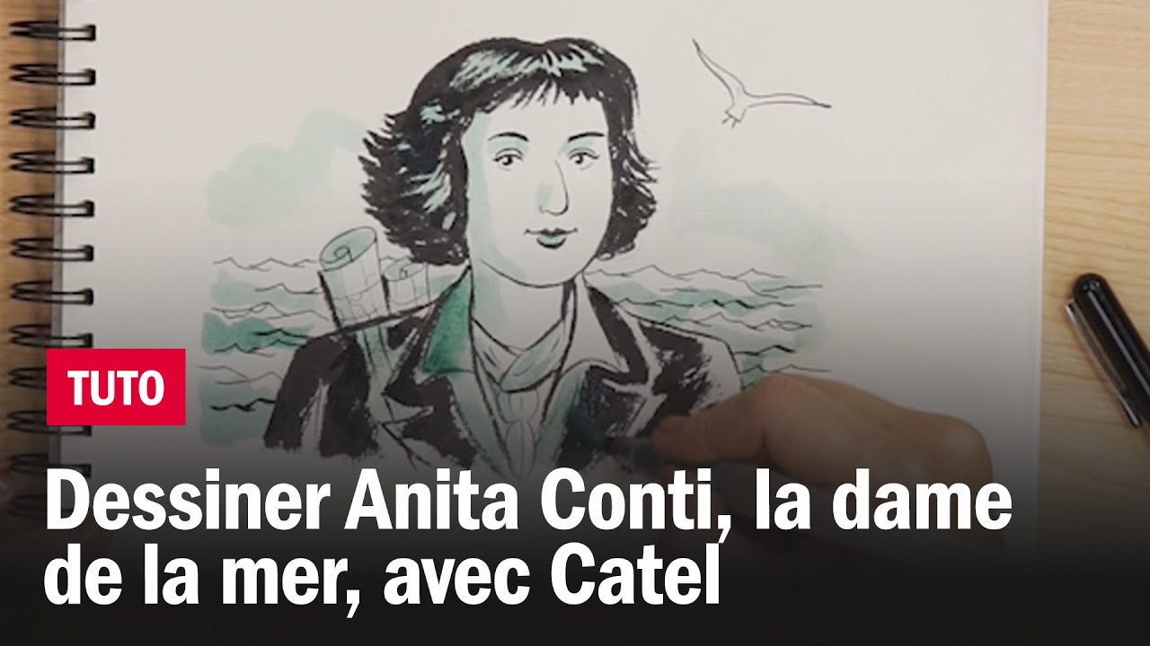 Dessiner Anita Conti, la dame de la mer, avec Catel Dessiner Anita Conti, la dame de la mer, avec Catel
