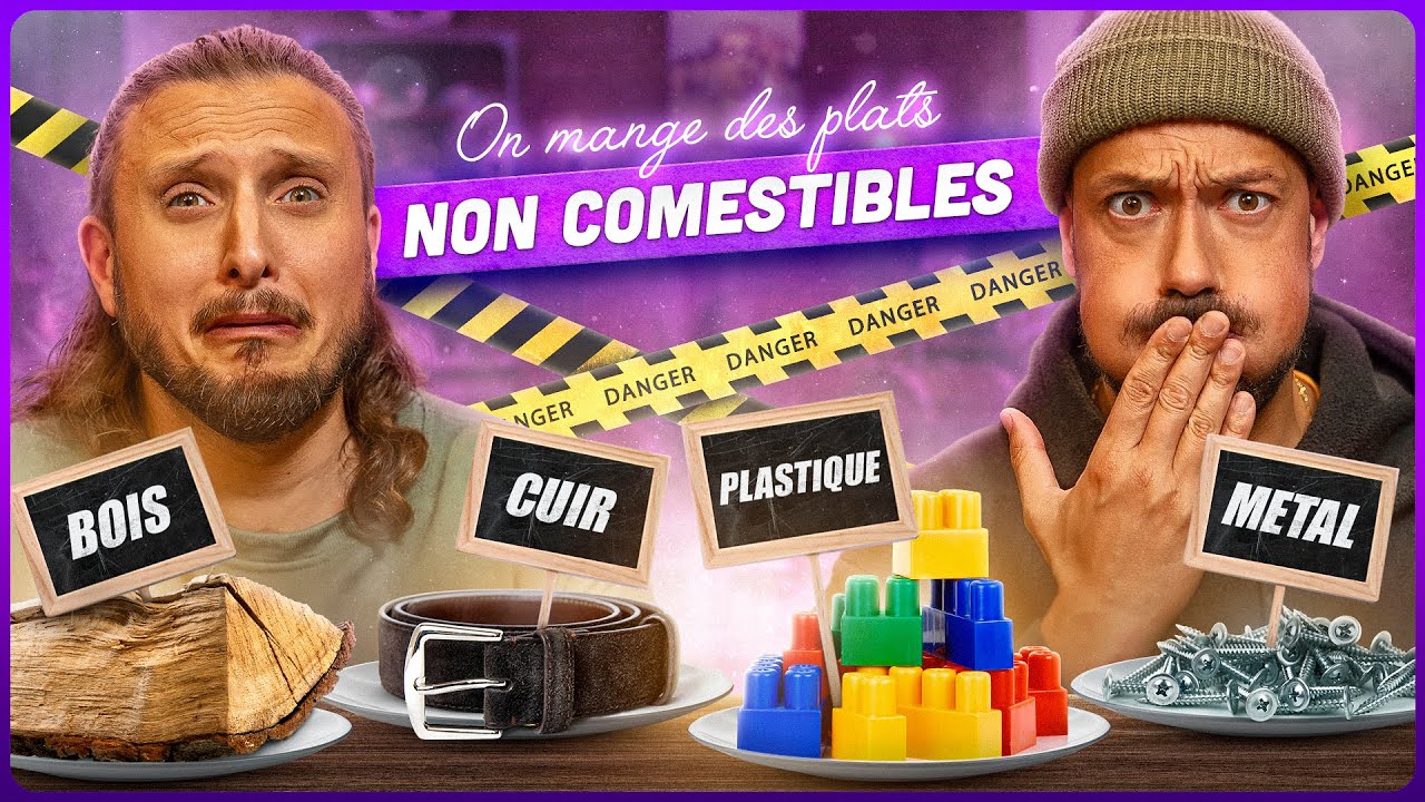 On déguste des matières non comestibles On déguste des matières non comestibles