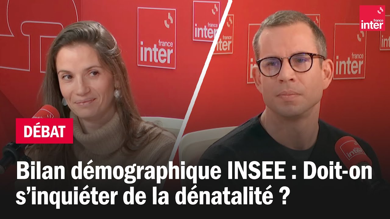 Bilan démographique INSEE : Doit-on s’inquiéter de la dénatalité ? – Le débat du 7/10 Bilan démographique INSEE : Doit-on s’inquiéter de la dénatalité ? – Le débat du 7/10