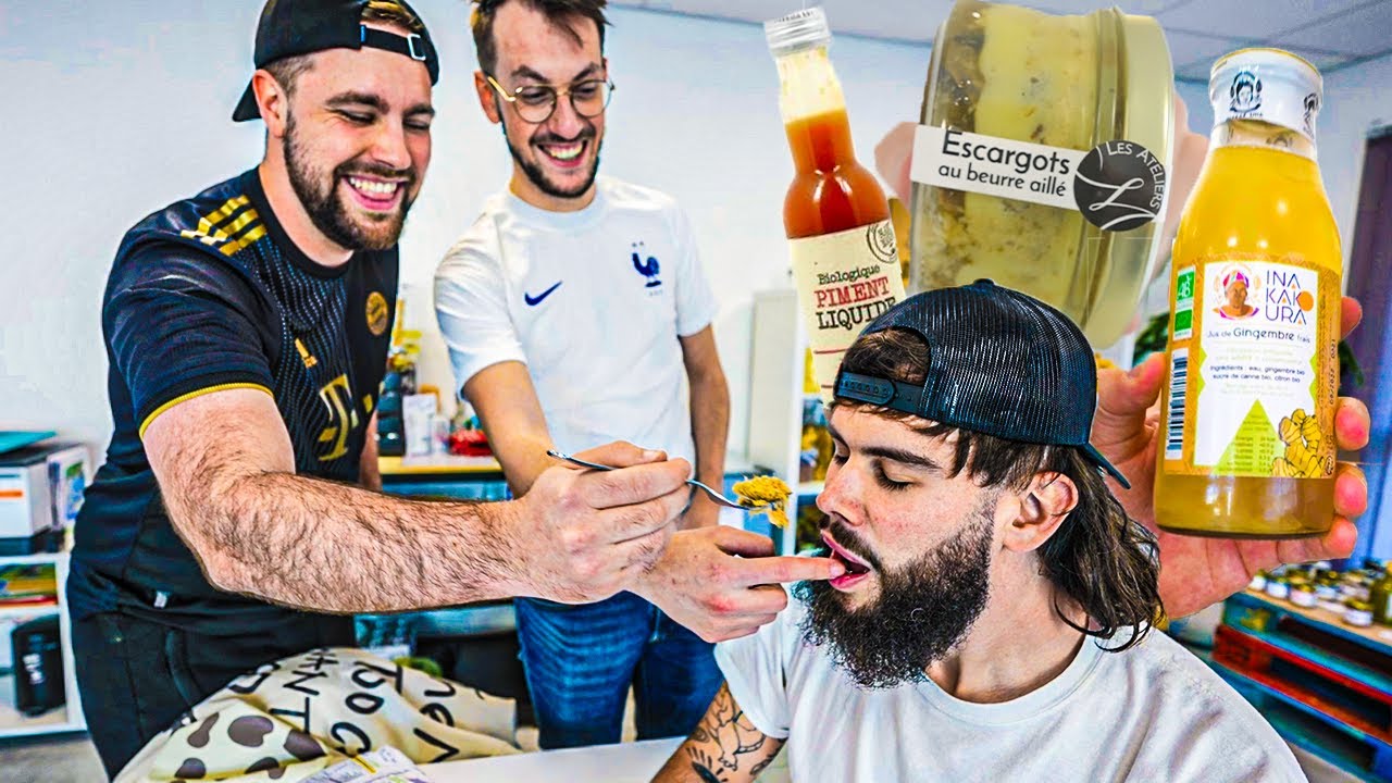 DEGUSTATION DE PRODUITS SURPRENANTS A L’AVEUGLE ! DEGUSTATION DE PRODUITS SURPRENANTS A L’AVEUGLE !
