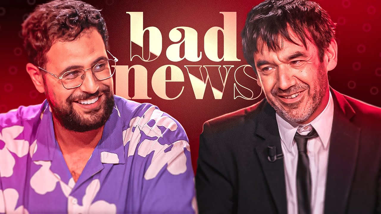DANS 5 ANS : Bad News, le nouveau JT de 22h (avec Hakim Jemili et Thomas VDB) DANS 5 ANS : Bad News, le nouveau JT de 22h (avec Hakim Jemili et Thomas VDB)