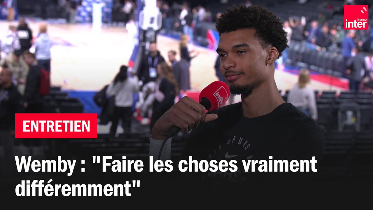 Victor Wembanyama veut « rendre le basket plus prépondérant dans la culture française » Victor Wembanyama veut « rendre le basket plus prépondérant dans la culture française »