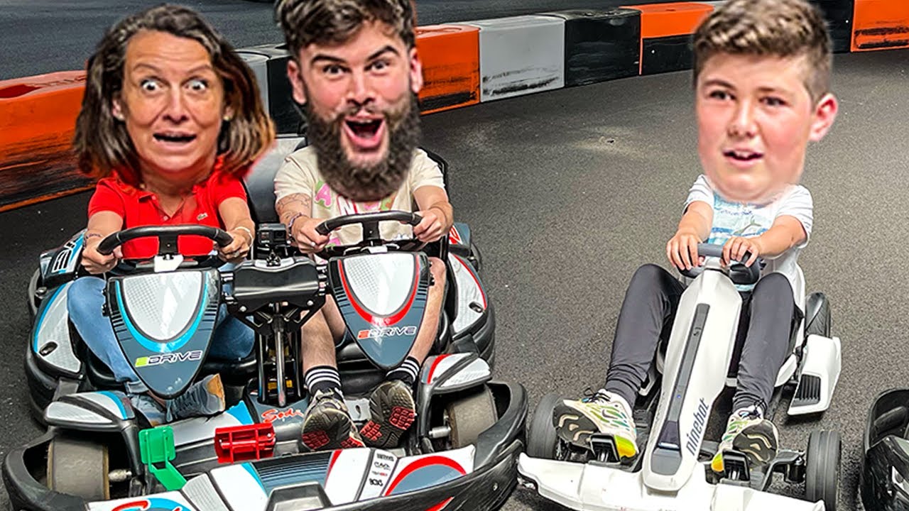 J’EMMENE MON KART ELECTRIQUE MA MERE ET MON FRERE SUR UNE PISTE DE KARTING ! J’EMMENE MON KART ELECTRIQUE MA MERE ET MON FRERE SUR UNE PISTE DE KARTING !