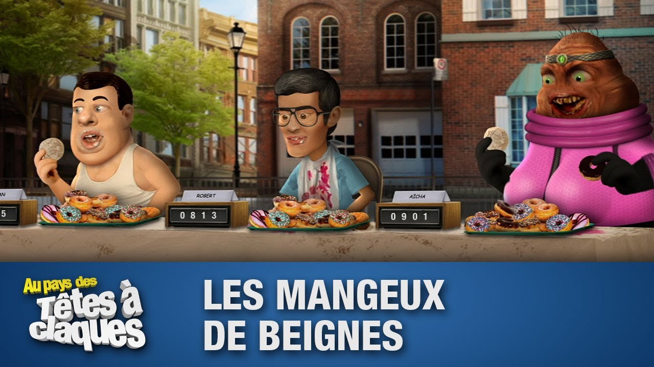 Les mangeux de beignes – Têtes à claques Les mangeux de beignes – Têtes à claques