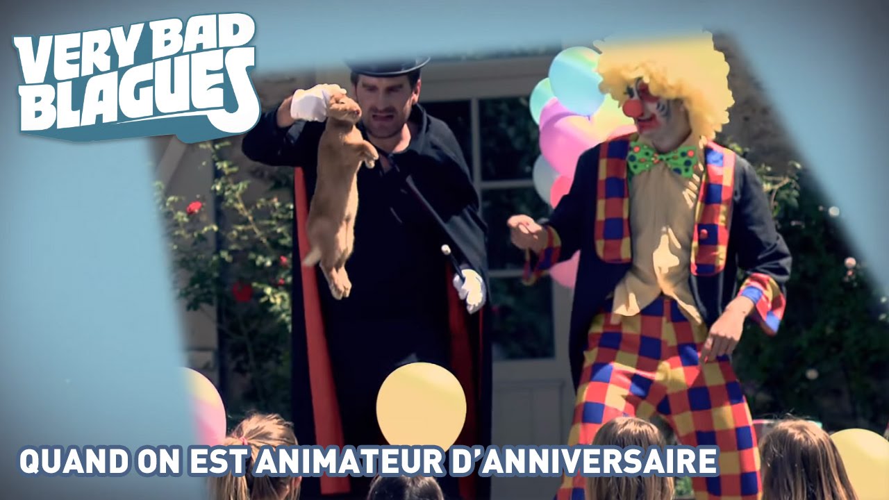 Quand on est animateur d’anniversaire – Palmashow Quand on est animateur d’anniversaire – Palmashow