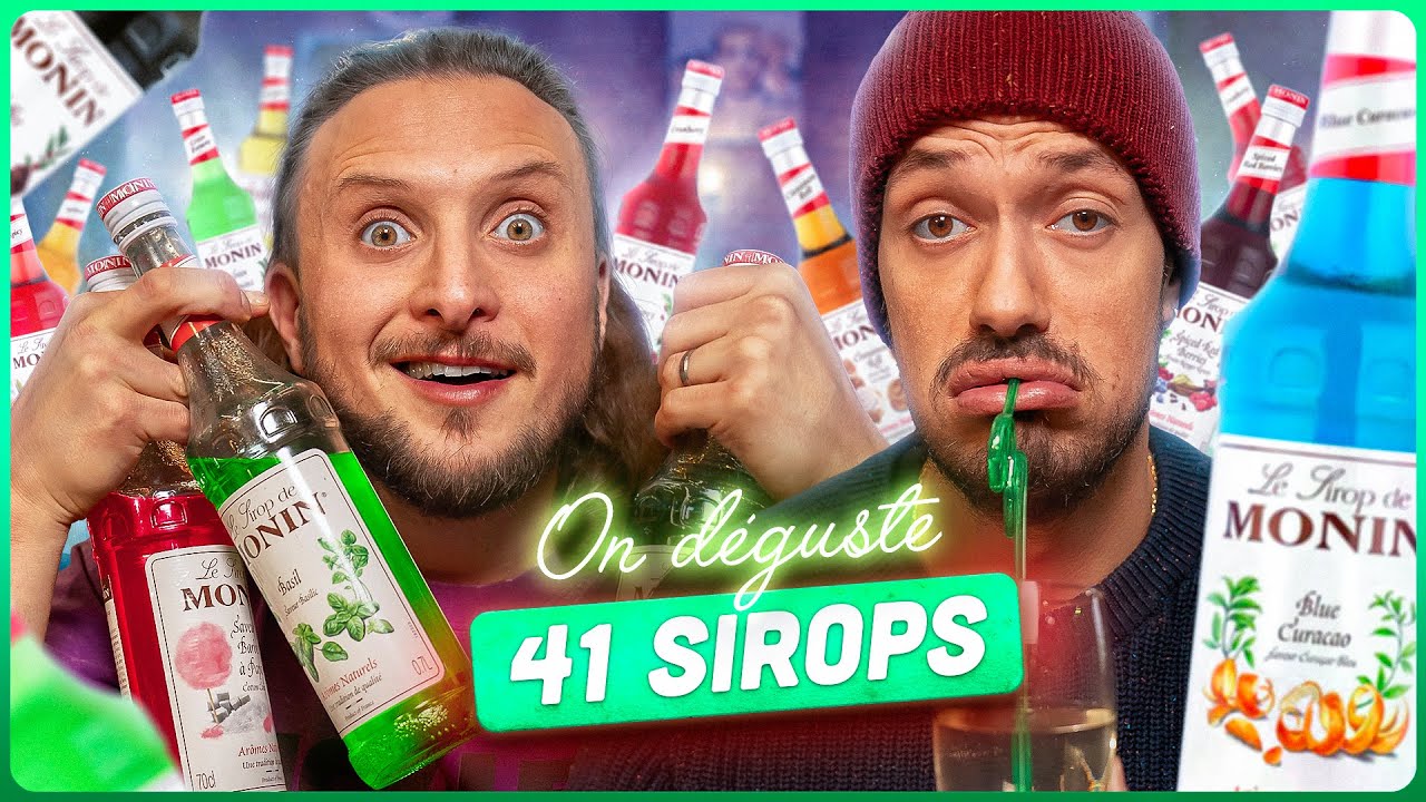 On devine 41 saveurs de sirop et c’est un enfer On devine 41 saveurs de sirop et c’est un enfer