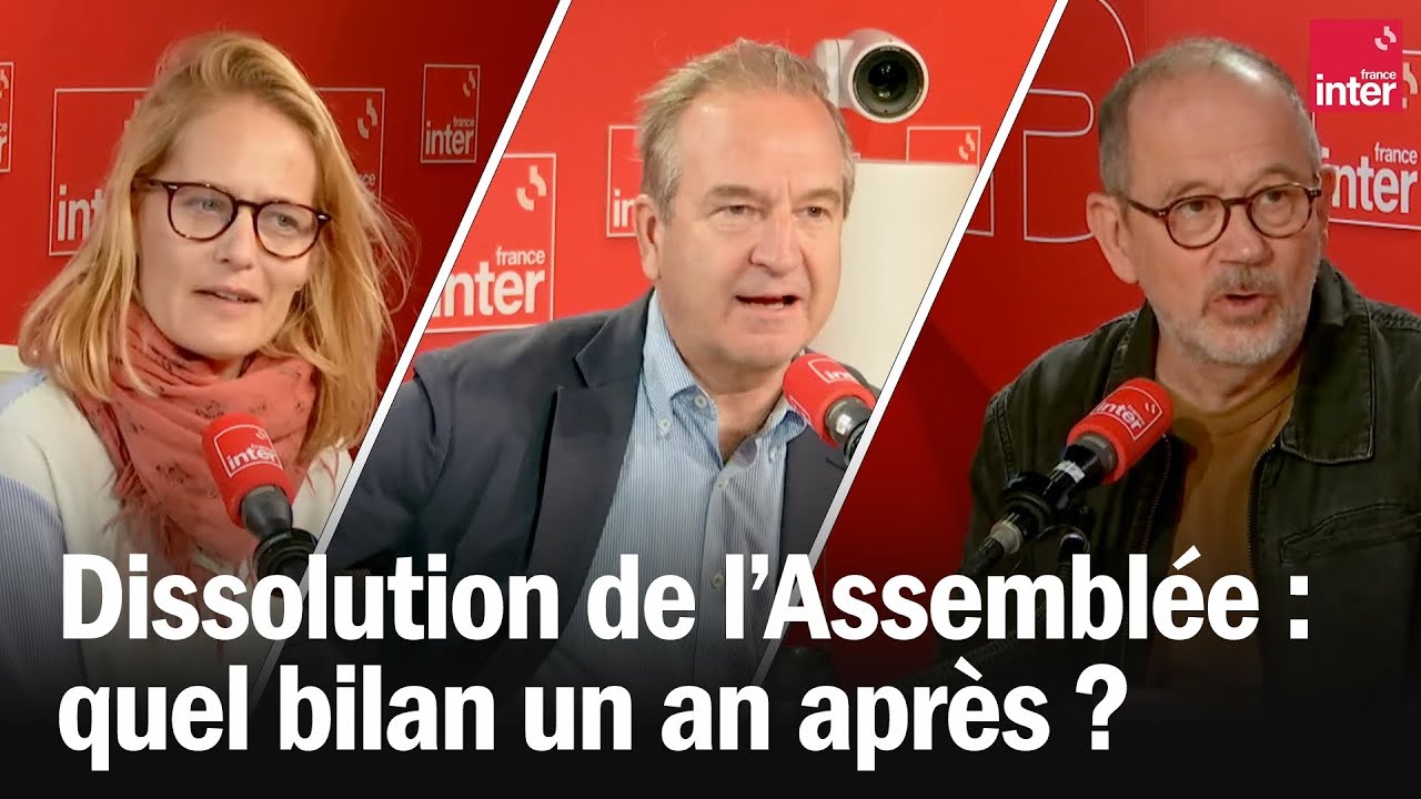 Dissolution de l’Assemblée nationale : quel bilan un an après ? – Le débat du 7/10 Dissolution de l’Assemblée nationale : quel bilan un an après ? – Le débat du 7/10