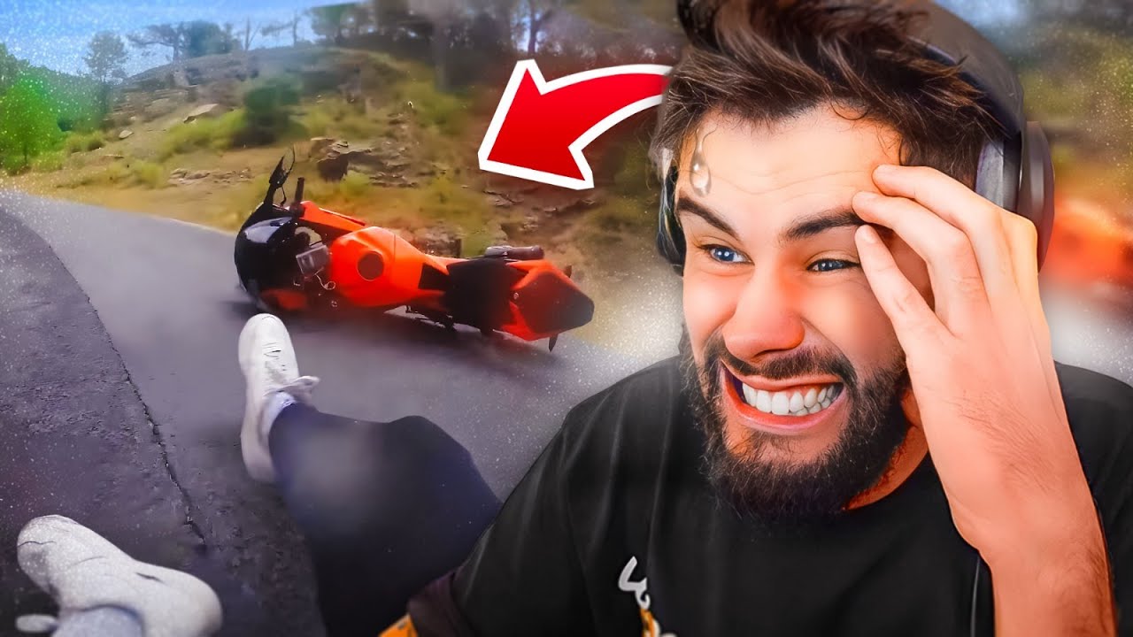 IL PLEURE A CAUSE DE CETTE CHUTE ! (React Moto) IL PLEURE A CAUSE DE CETTE CHUTE ! (React Moto)
